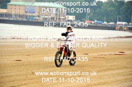 Photo: FA0_2435 ActionSport Photography 11/10/2015 AMCA Purbeck MXC Weymouth Beach Race  _1_Juniors #45
