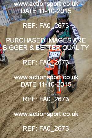 Photo: FA0_2673 ActionSport Photography 11/10/2015 AMCA Purbeck MXC Weymouth Beach Race  _2_Seniors #981