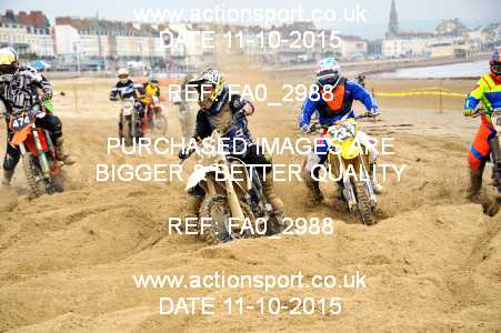 Photo: FA0_2988 ActionSport Photography 11/10/2015 AMCA Purbeck MXC Weymouth Beach Race  _1_Juniors #733