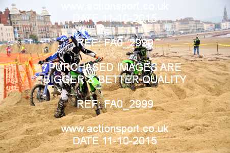 Photo: FA0_2999 ActionSport Photography 11/10/2015 AMCA Purbeck MXC Weymouth Beach Race  _1_Juniors #2