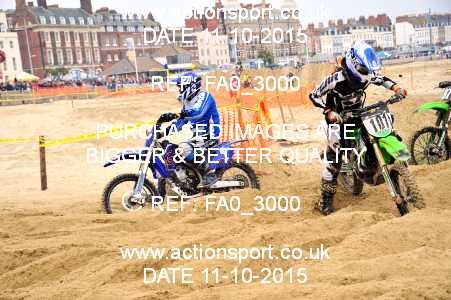 Photo: FA0_3000 ActionSport Photography 11/10/2015 AMCA Purbeck MXC Weymouth Beach Race  _1_Juniors #2
