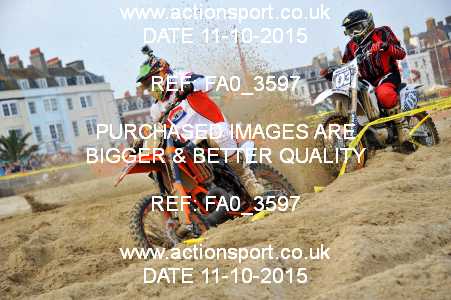 Photo: FA0_3597 ActionSport Photography 11/10/2015 AMCA Purbeck MXC Weymouth Beach Race  _2_Seniors #2