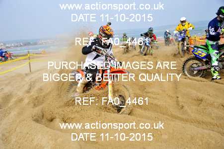 Photo: FA0_4461 ActionSport Photography 11/10/2015 AMCA Purbeck MXC Weymouth Beach Race  _1_Juniors #45