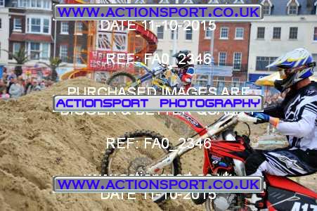 Photo: FA0_2346 ActionSport Photography 11/10/2015 AMCA Purbeck MXC Weymouth Beach Race  _1_Juniors #41