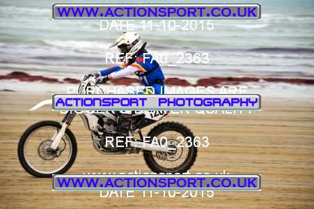 Photo: FA0_2363 ActionSport Photography 11/10/2015 AMCA Purbeck MXC Weymouth Beach Race  _1_Juniors #120