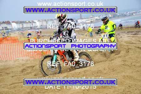 Photo: FA0_3178 ActionSport Photography 11/10/2015 AMCA Purbeck MXC Weymouth Beach Race  _1_Juniors #112