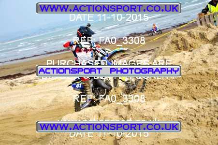 Photo: FA0_3308 ActionSport Photography 11/10/2015 AMCA Purbeck MXC Weymouth Beach Race  _1_Juniors #41