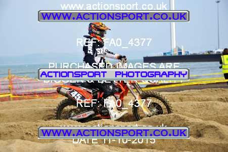 Photo: FA0_4377 ActionSport Photography 11/10/2015 AMCA Purbeck MXC Weymouth Beach Race  _1_Juniors #45