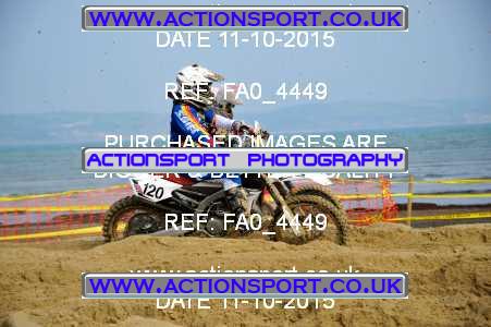 Photo: FA0_4449 ActionSport Photography 11/10/2015 AMCA Purbeck MXC Weymouth Beach Race  _1_Juniors #120