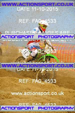Photo: FA0_4533 ActionSport Photography 11/10/2015 AMCA Purbeck MXC Weymouth Beach Race  _1_Juniors #11