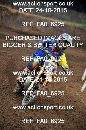 Photo: FA0_6925 ActionSport Photography 24/10/2015 YMSA Mid Sussex MCC - Compass Cup Mildenhall _2_65cc #26