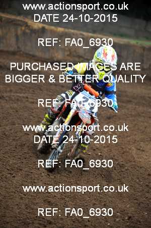 Photo: FA0_6930 ActionSport Photography 24/10/2015 YMSA Mid Sussex MCC - Compass Cup Mildenhall _2_65cc #24