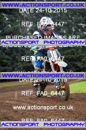 Photo: FA0_6447 ActionSport Photography 24/10/2015 YMSA Mid Sussex MCC - Compass Cup Mildenhall _2_65cc #16