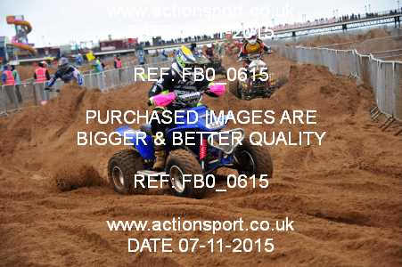 Photo: FB0_0615 ActionSport Photography 7,8/11/2015 AMCA Skegness Beach Race [Sat/Sun]  _2_Quads-Sidecars #333