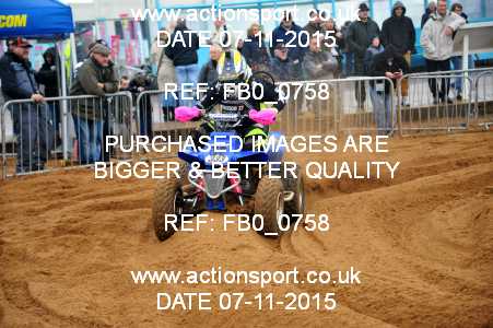 Photo: FB0_0758 ActionSport Photography 7,8/11/2015 AMCA Skegness Beach Race [Sat/Sun]  _2_Quads-Sidecars #333