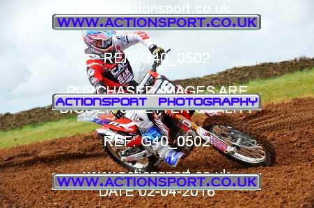 Photo: G40_0502 ActionSport Photography 02/04/2016 Thornbury MX Practice - Westonbirt 1030_Experts