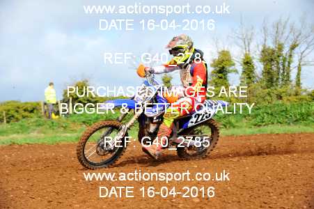 Photo: G40_2785 ActionSport Photography 16/04/2016 Thornbury MX Practice - Westonbirt 1040_Experts-Seniors