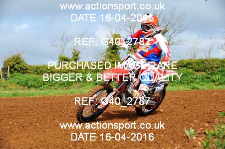 Photo: G40_2787 ActionSport Photography 16/04/2016 Thornbury MX Practice - Westonbirt 1040_Experts-Seniors