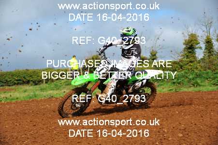 Photo: G40_2793 ActionSport Photography 16/04/2016 Thornbury MX Practice - Westonbirt 1040_Experts-Seniors