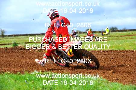 Photo: G40_2806 ActionSport Photography 16/04/2016 Thornbury MX Practice - Westonbirt 1040_Experts-Seniors
