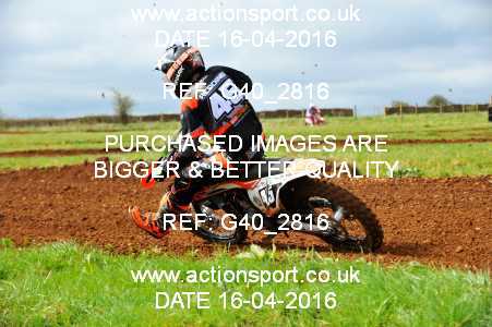 Photo: G40_2816 ActionSport Photography 16/04/2016 Thornbury MX Practice - Westonbirt 1040_Experts-Seniors