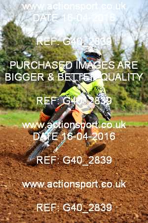 Photo: G40_2839 ActionSport Photography 16/04/2016 Thornbury MX Practice - Westonbirt 1040_Experts-Seniors
