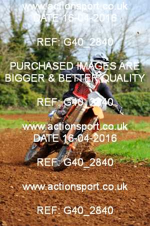 Photo: G40_2840 ActionSport Photography 16/04/2016 Thornbury MX Practice - Westonbirt 1040_Experts-Seniors