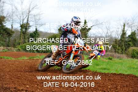 Photo: G40_2862 ActionSport Photography 16/04/2016 Thornbury MX Practice - Westonbirt 1040_Experts-Seniors