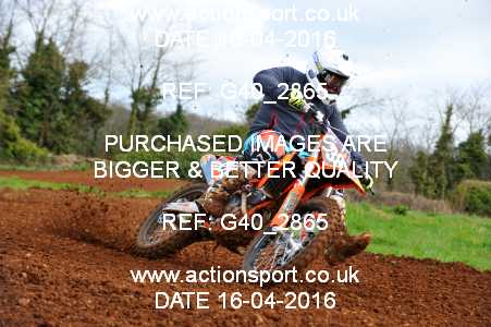 Photo: G40_2865 ActionSport Photography 16/04/2016 Thornbury MX Practice - Westonbirt 1040_Experts-Seniors