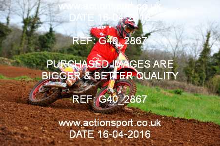Photo: G40_2867 ActionSport Photography 16/04/2016 Thornbury MX Practice - Westonbirt 1040_Experts-Seniors