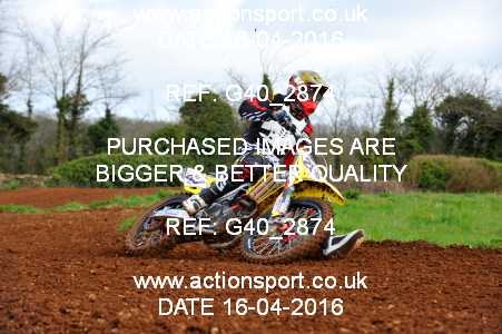 Photo: G40_2874 ActionSport Photography 16/04/2016 Thornbury MX Practice - Westonbirt 1040_Experts-Seniors