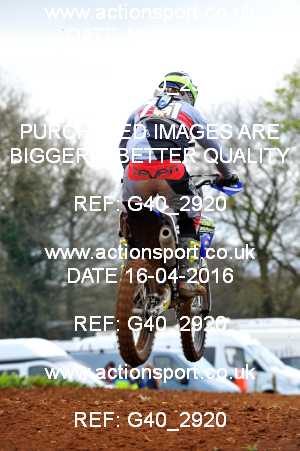 Photo: G40_2920 ActionSport Photography 16/04/2016 Thornbury MX Practice - Westonbirt 1040_Experts-Seniors