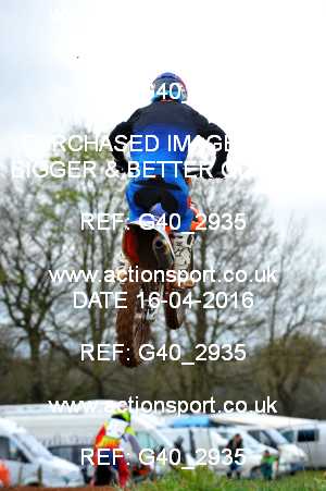 Photo: G40_2935 ActionSport Photography 16/04/2016 Thornbury MX Practice - Westonbirt 1040_Experts-Seniors