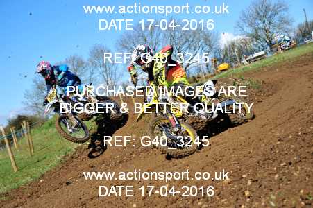 Photo: G40_3245 ActionSport Photography 17/04/2016 AMCA Dursley MXC - Nympsfield  _1_MX1Qualifiers #292