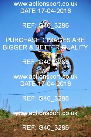 Photo: G40_3286 ActionSport Photography 17/04/2016 AMCA Dursley MXC - Nympsfield  _1_MX1Qualifiers #292