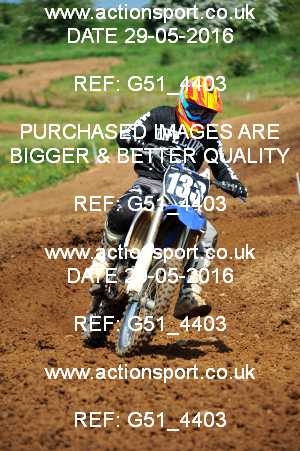 Photo: G51_4403 ActionSport Photography 29/05/2016 MCF South Somerset MX - Cheddar _3_Rookies #133