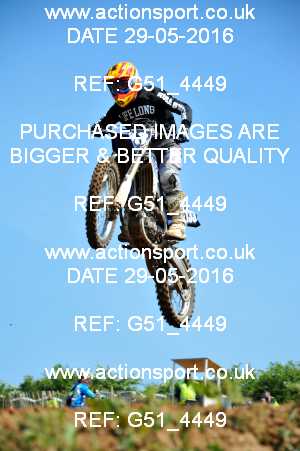 Photo: G51_4449 ActionSport Photography 29/05/2016 MCF South Somerset MX - Cheddar _3_Rookies #133