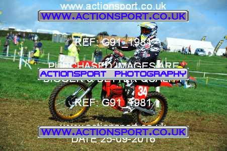 Photo: G91_1981 ActionSport Photography 25/09/2016 Dorset Classic Scramble Club - West Bourton  _1_WorkersRace #34
