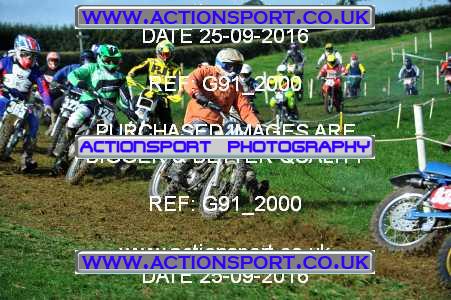 Photo: G91_2000 ActionSport Photography 25/09/2016 Dorset Classic Scramble Club - West Bourton  _2_Pre65Upto350-Pre74Upto250-125s #124