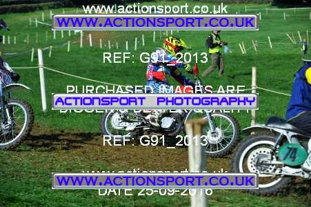 Photo: G91_2013 ActionSport Photography 25/09/2016 Dorset Classic Scramble Club - West Bourton  _2_Pre65Upto350-Pre74Upto250-125s #128