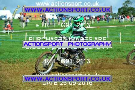 Photo: G91_2113 ActionSport Photography 25/09/2016 Dorset Classic Scramble Club - West Bourton  _2_Pre65Upto350-Pre74Upto250-125s #124
