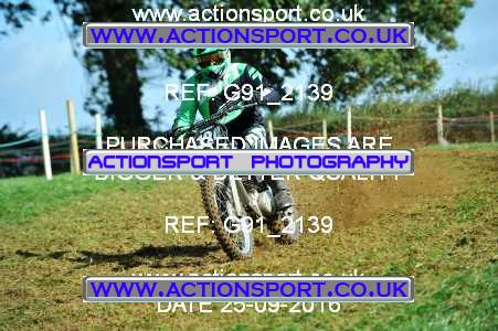 Photo: G91_2139 ActionSport Photography 25/09/2016 Dorset Classic Scramble Club - West Bourton  _2_Pre65Upto350-Pre74Upto250-125s #124