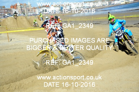 Photo: GA1_2349 ActionSport Photography 16/10/2016 AMCA Purbeck MXC Weymouth Beach Race  _3_Experts #36