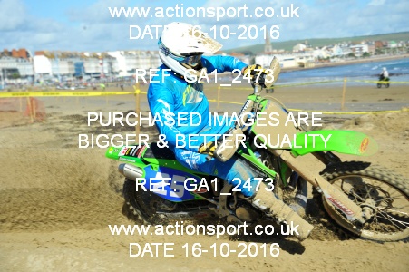 Photo: GA1_2473 ActionSport Photography 16/10/2016 AMCA Purbeck MXC Weymouth Beach Race  _3_Experts #25
