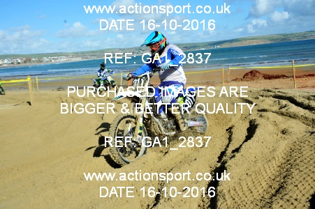 Photo: GA1_2837 ActionSport Photography 16/10/2016 AMCA Purbeck MXC Weymouth Beach Race  _1_Juniors #311