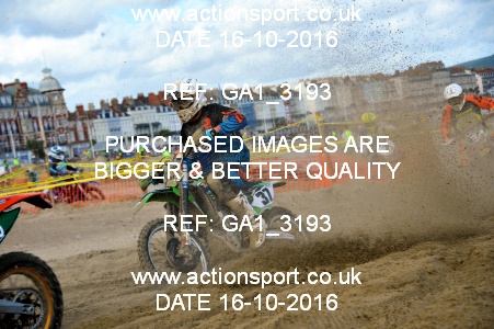 Photo: GA1_3193 ActionSport Photography 16/10/2016 AMCA Purbeck MXC Weymouth Beach Race  _2_Seniors #37