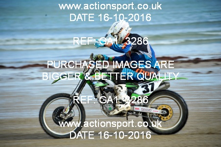 Photo: GA1_3286 ActionSport Photography 16/10/2016 AMCA Purbeck MXC Weymouth Beach Race  _2_Seniors #37