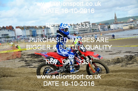Photo: GA1_3331 ActionSport Photography 16/10/2016 AMCA Purbeck MXC Weymouth Beach Race  _2_Seniors #241