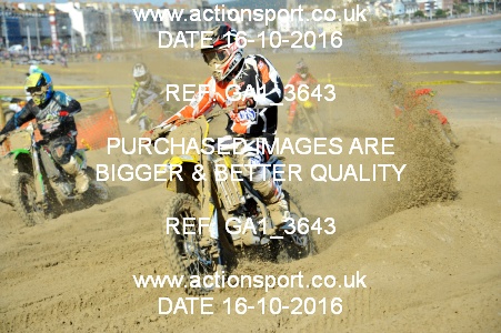 Photo: GA1_3643 ActionSport Photography 16/10/2016 AMCA Purbeck MXC Weymouth Beach Race  _3_Experts #36