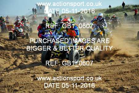Photo: GB1_0607 ActionSport Photography 5,6/11/2016 AMCA Skegness Beach Race [Sat/Sun]  _2_Quads-Sidecars #334